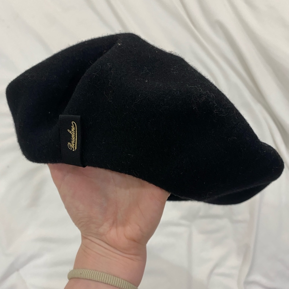 Borsalino ✨ Black Wool Beret